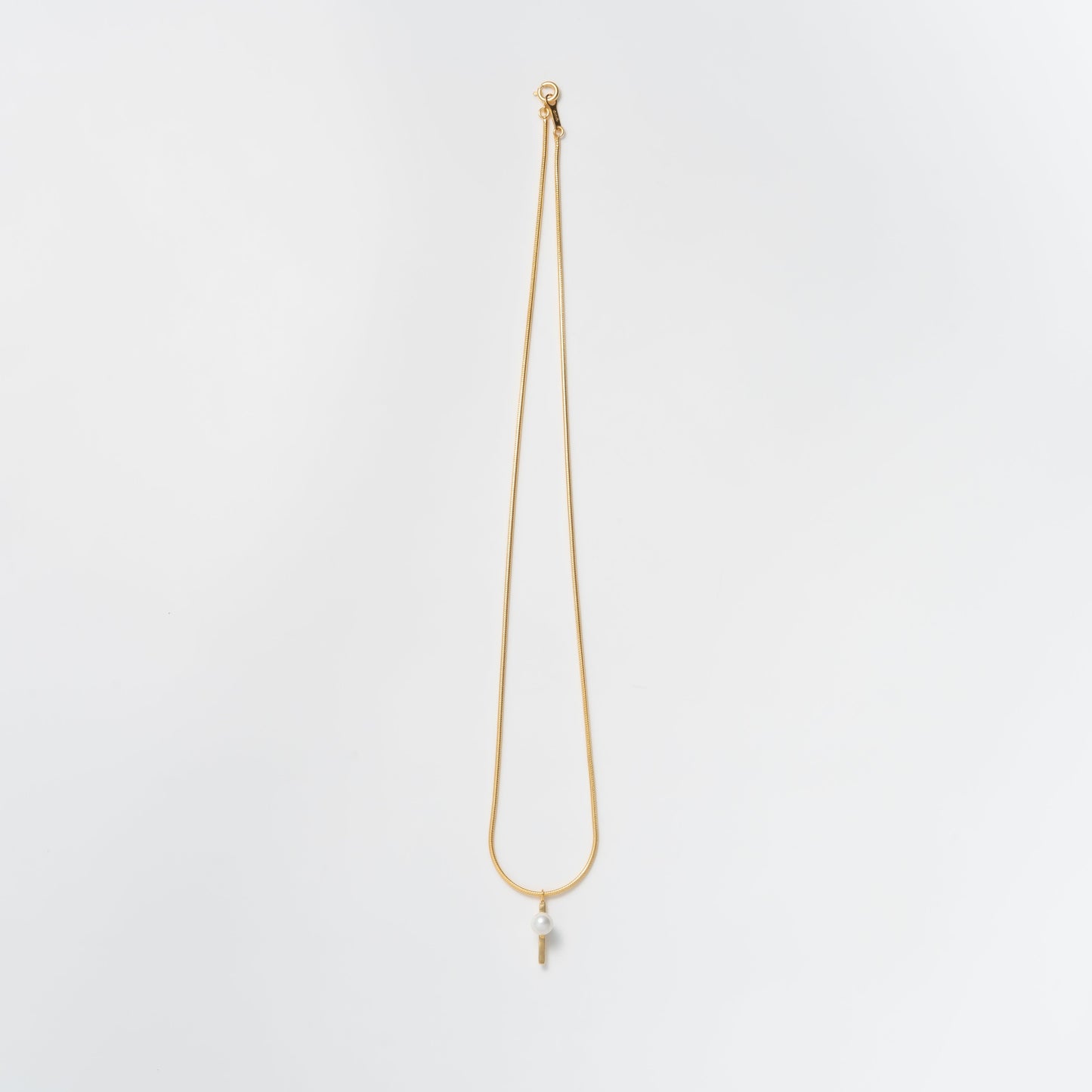 pearl necklace 5mm / Gold
