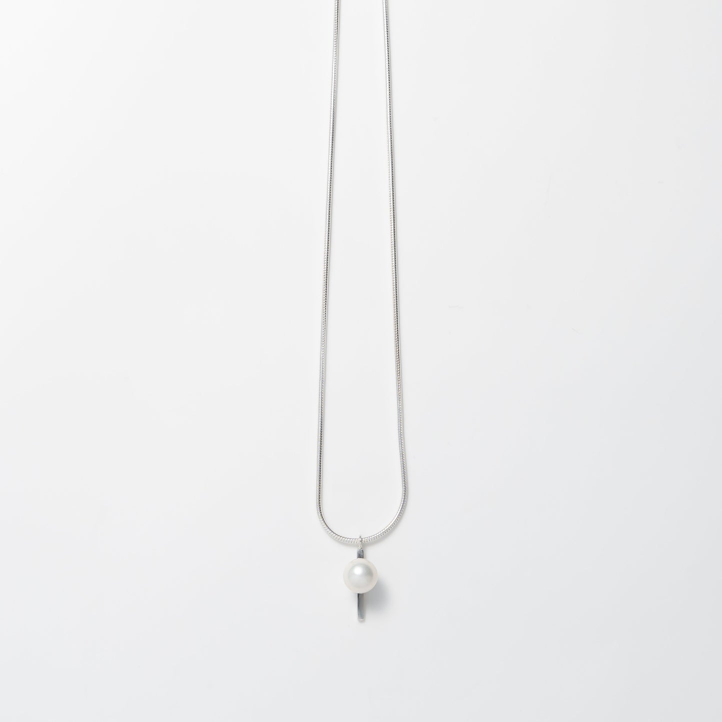 pearl necklace 7mm / Silver