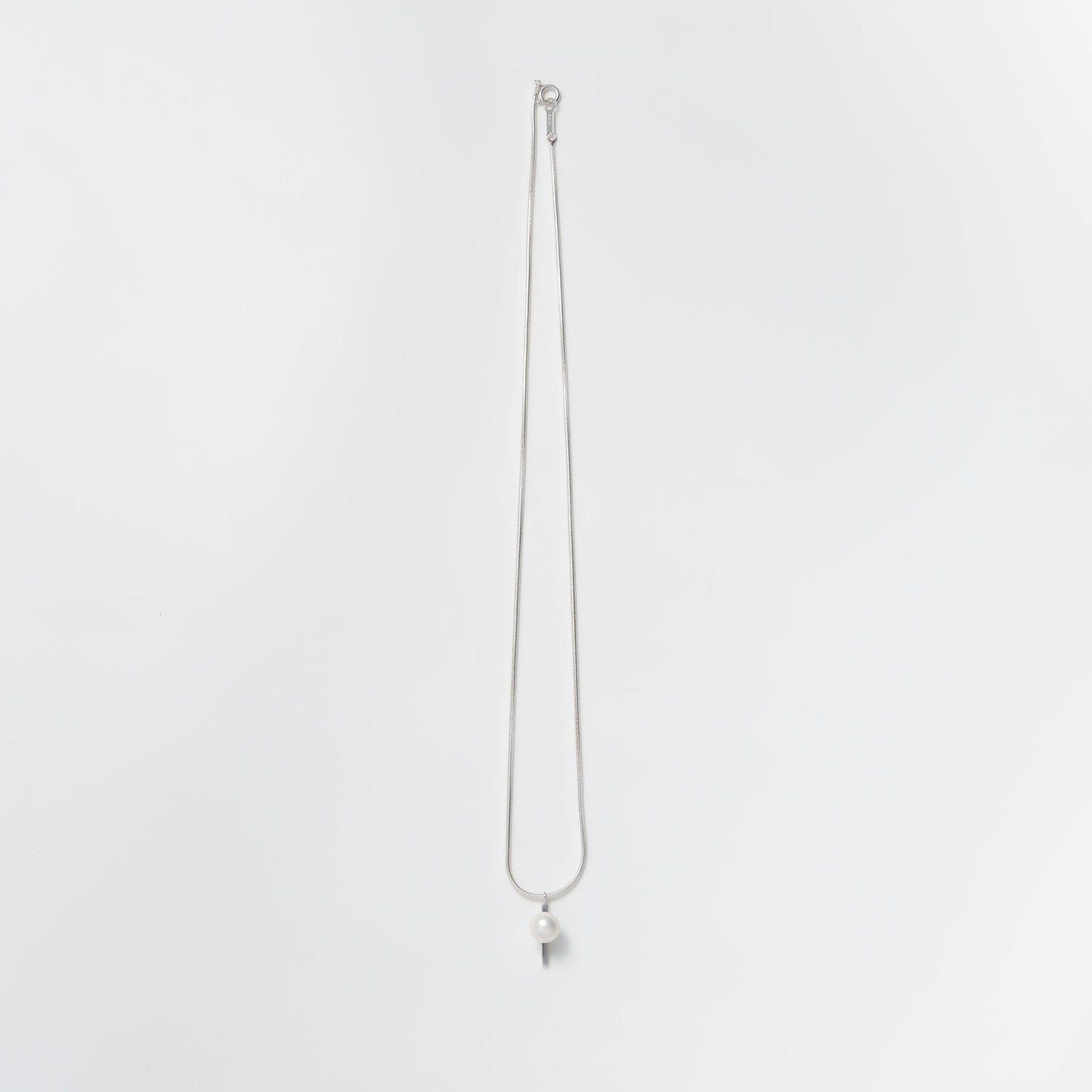 pearl necklace 7mm / Silver