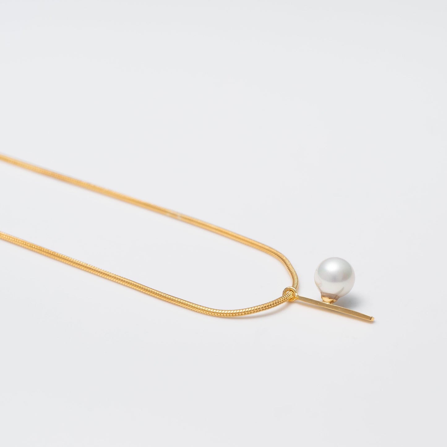 pearl necklace 7mm / Gold