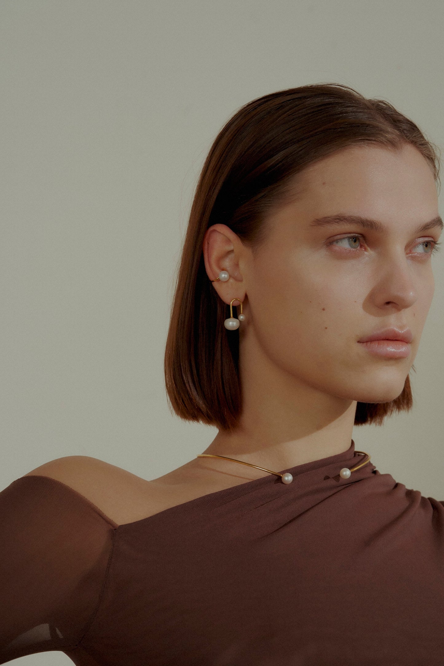 ear cuff M 8mm / Silver