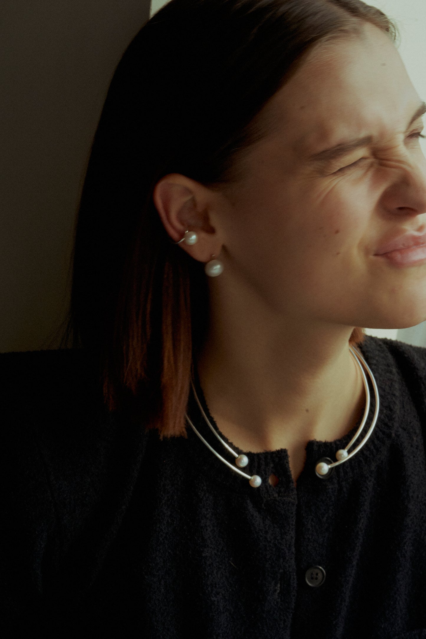 ear cuff M 8mm / Silver