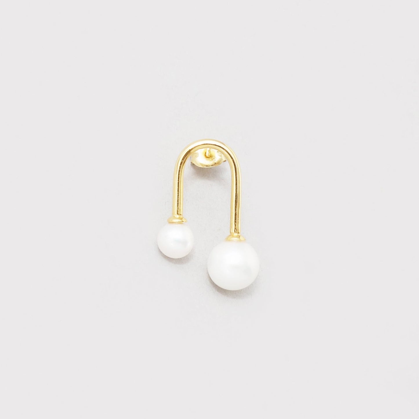 double pearl pierce / Gold