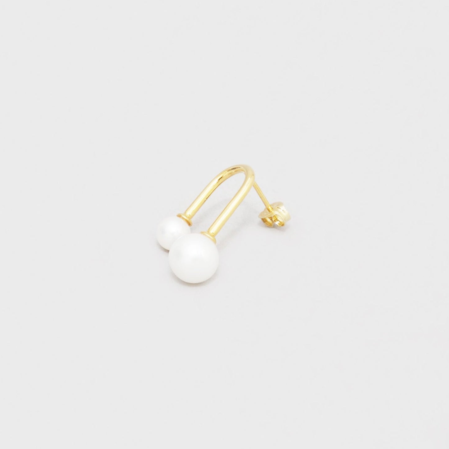 double pearl pierce / Gold